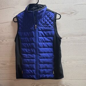 Ralph Lauren active blue black sleeveless light weight ski vest size M/S